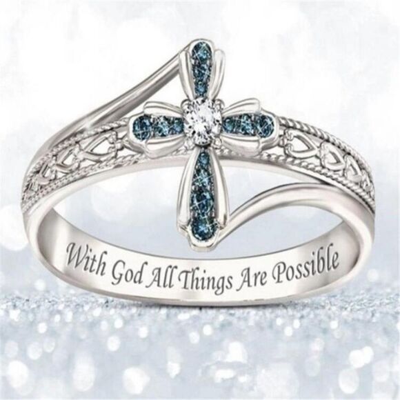 🔅With God All Things Are Possible Ring 💍 🔅✨ - Picture 1 of 5
